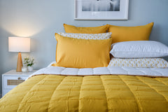 Goose Down Blanket - Autumn Gold
